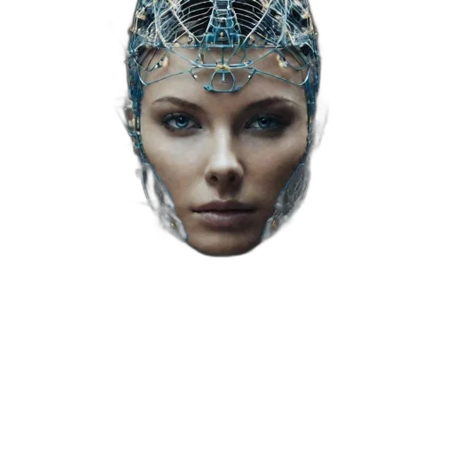 crown, jewelry, mask, face transparent PNG cut-out