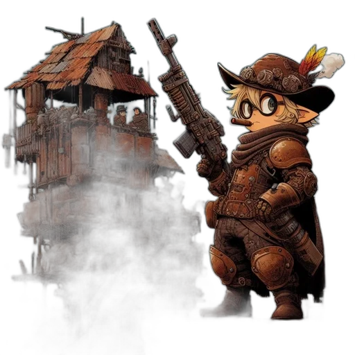 staff, weapon, concept art, fantasy art transparent PNG cut-out