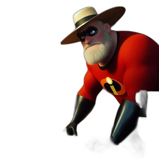 hat, staff, animal, robot transparent PNG cut-out
