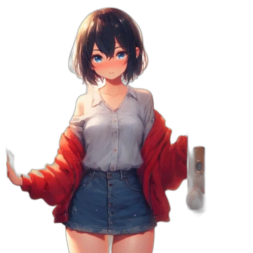 jacket, dress, weapon, robot transparent PNG cut-out