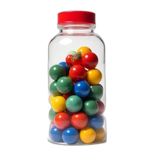 bottle, food, jewelry, 3d render transparent PNG cut-out