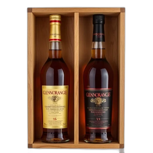 bottle, two, bottles, glenmorangie transparent PNG cut-out