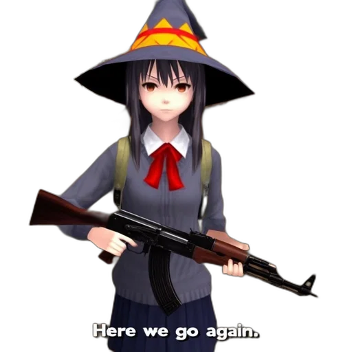 weapon, hat, staff, sword transparent PNG cut-out