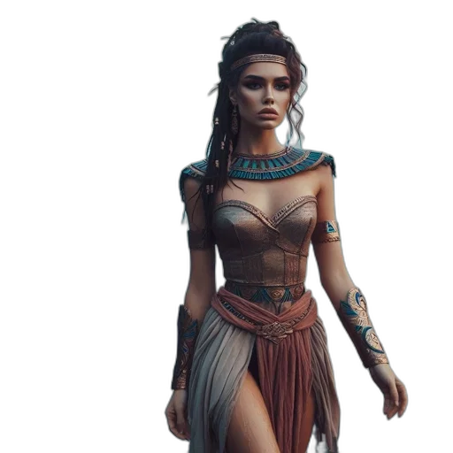 jewelry, dress, fantasy art, concept art transparent PNG cut-out