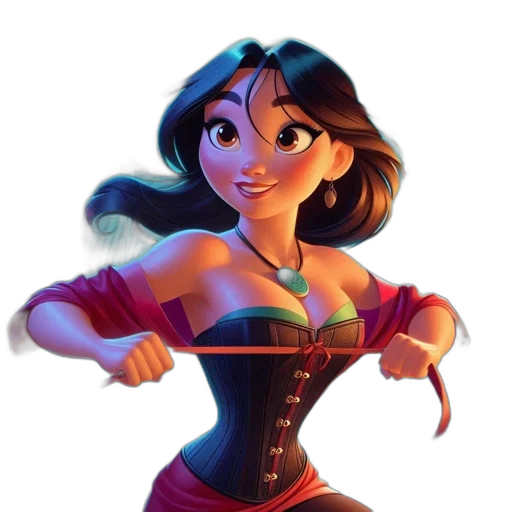 dress, concept art, fantasy art, cartoon transparent PNG cut-out