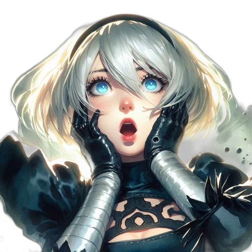 robot, face, mask, weapon transparent PNG cut-out