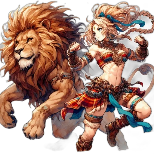 fantasy art, concept art, anime, comic book art transparent PNG cut-out