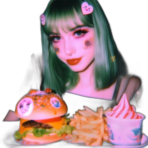 food, creature, robot, face transparent PNG cut-out