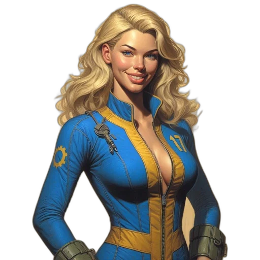 jacket, comic book art, concept art, fantasy art transparent PNG cut-out