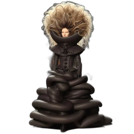 jacket, hair, hat, creature transparent PNG cut-out