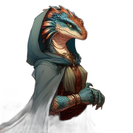 dragon, creature, staff, animal transparent PNG cut-out