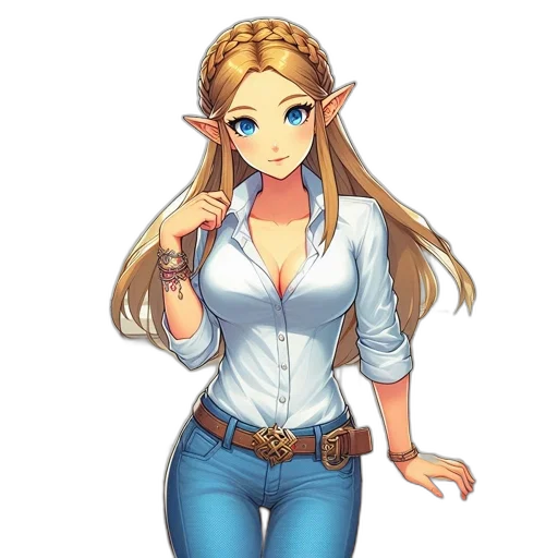 staff, dress, weapon, jewelry transparent PNG cut-out