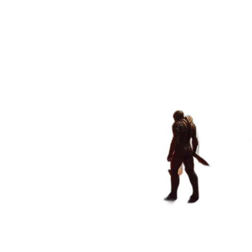jacket, weapon, robot, staff transparent PNG cut-out