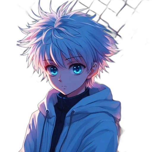 jacket, face, creature, staff transparent PNG cut-out