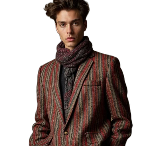 jacket, photorealistic, earth tones, dark transparent PNG cut-out