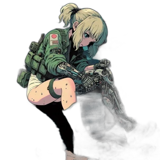 jacket, weapon, robot, dragon transparent PNG cut-out