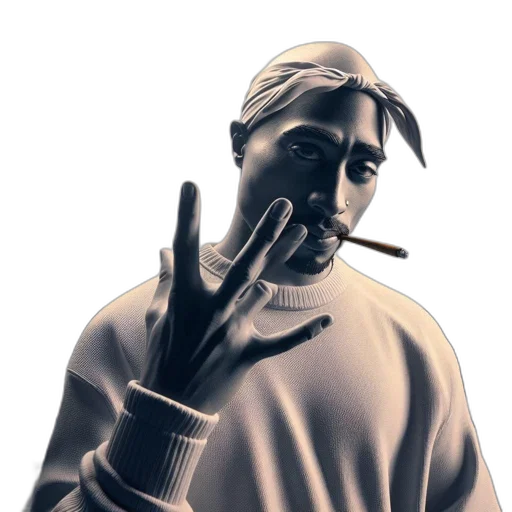 face, staff, mask, jacket transparent PNG cut-out