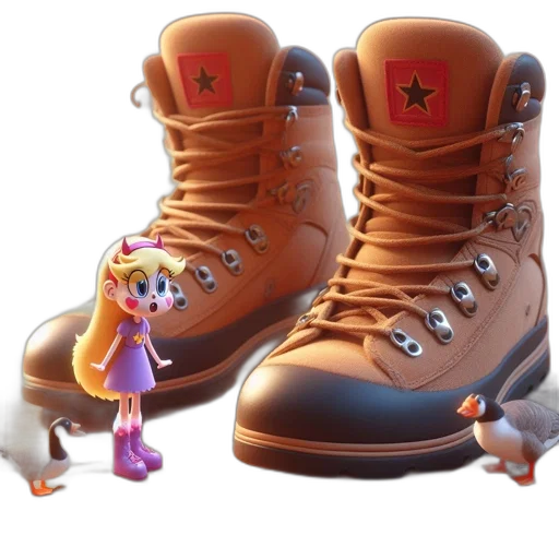 shoes, 3d render, concept art, photorealistic transparent PNG cut-out