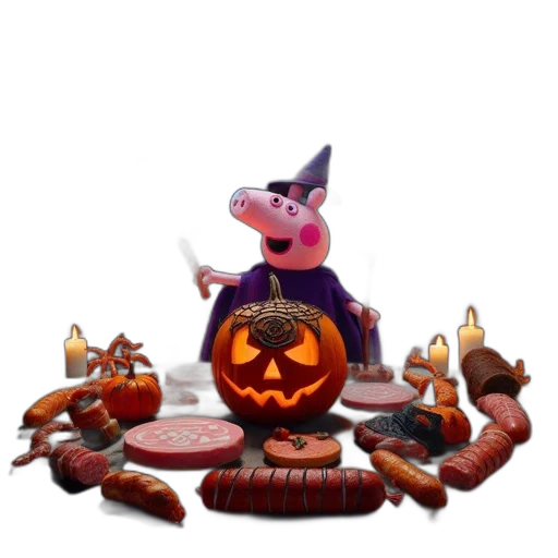 food, 3d render, concept art, fire transparent PNG cut-out