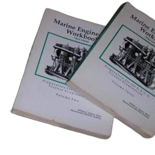 three, marine, engineering, workbook transparent PNG cut-out