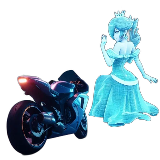 dress, robot, crown, weapon transparent PNG cut-out