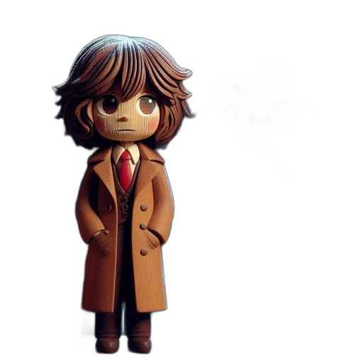 jacket, concept art, 3d render, cartoon transparent PNG cut-out