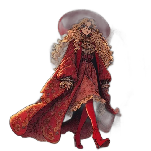 dress, concept art, fantasy art, 3d render transparent PNG cut-out