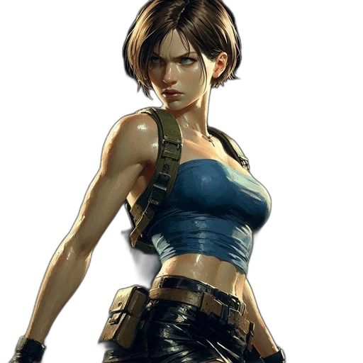 concept art, cyberpunk, comic book art, fantasy art transparent PNG cut-out