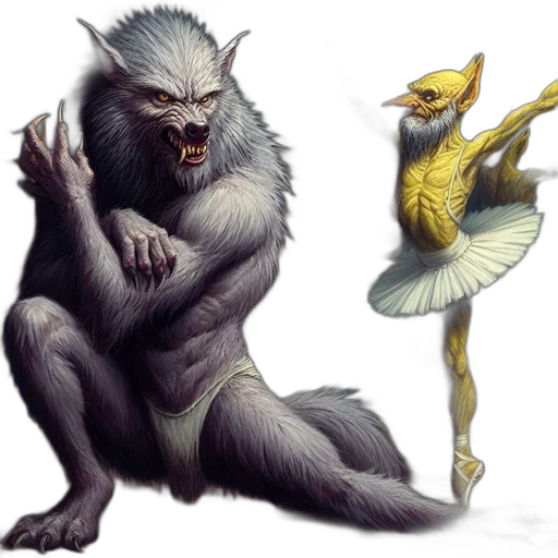 creature, concept art, fantasy art, comic book art transparent PNG cut-out