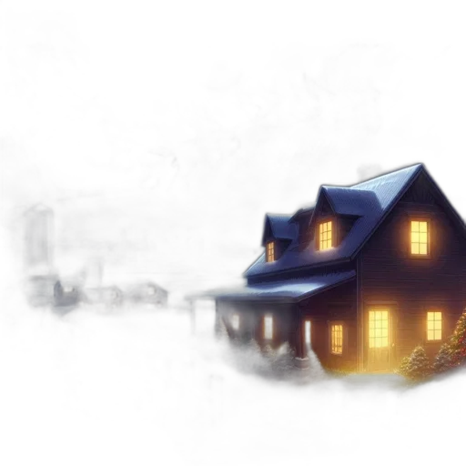 building, concept art, 3d render, photorealistic transparent PNG cut-out