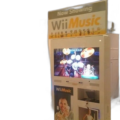 3d render, display, wii, music transparent PNG cut-out