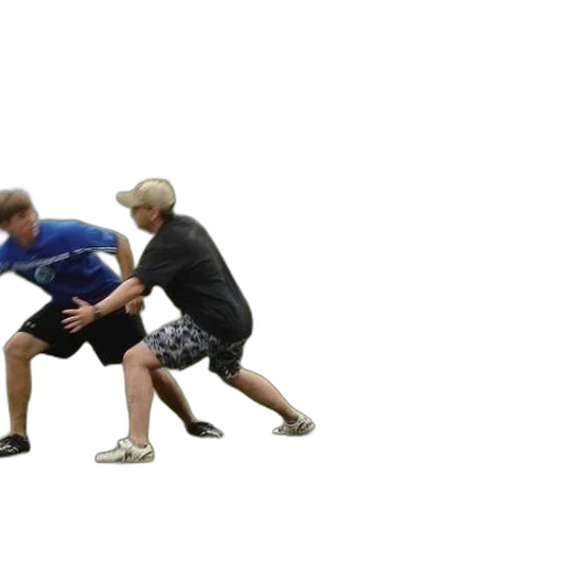 two, men, playing, frisbee transparent PNG cut-out