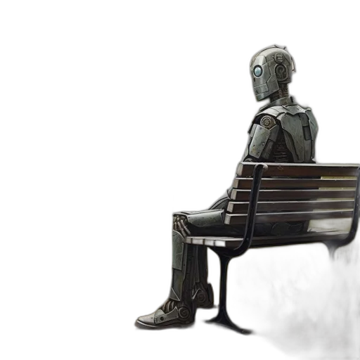 robot, furniture, face, staff transparent PNG cut-out
