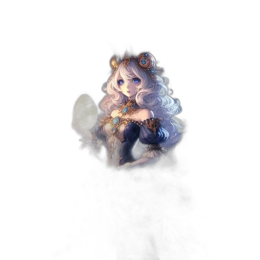 dragon, staff, dress, creature transparent PNG cut-out