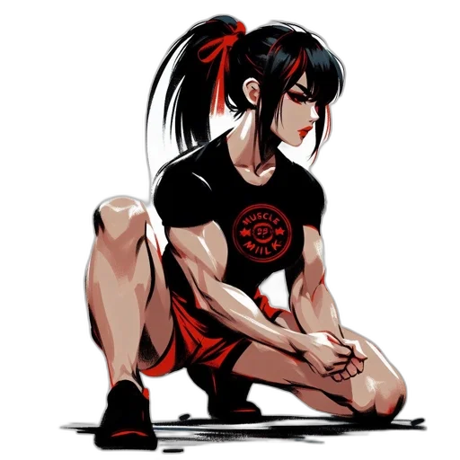 anime, pixel art, concept art, comic book art transparent PNG cut-out