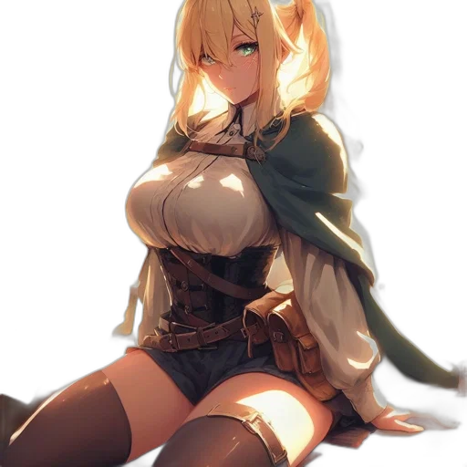 weapon, dress, jacket, sword transparent PNG cut-out