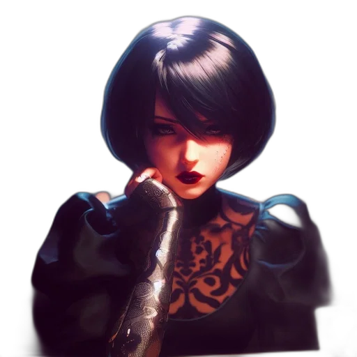 staff, face, jewelry, weapon transparent PNG cut-out