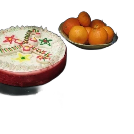 food, crown, 3d render, photorealistic transparent PNG cut-out
