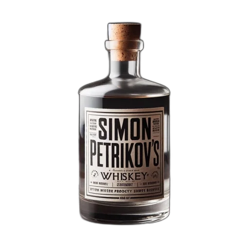 bottle, image, displays, bourbon transparent PNG cut-out