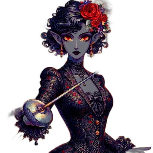 staff, dress, fantasy art, concept art transparent PNG cut-out