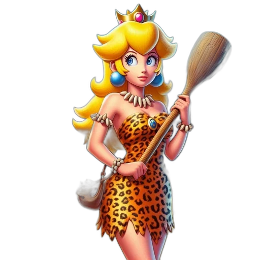staff, weapon, crown, dress transparent PNG cut-out