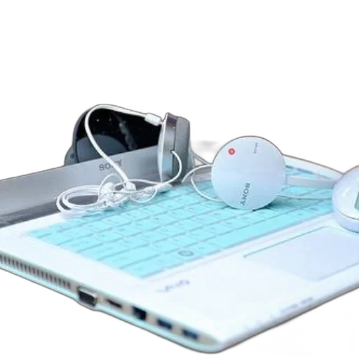 3d render, pastel, white, sony transparent PNG cut-out