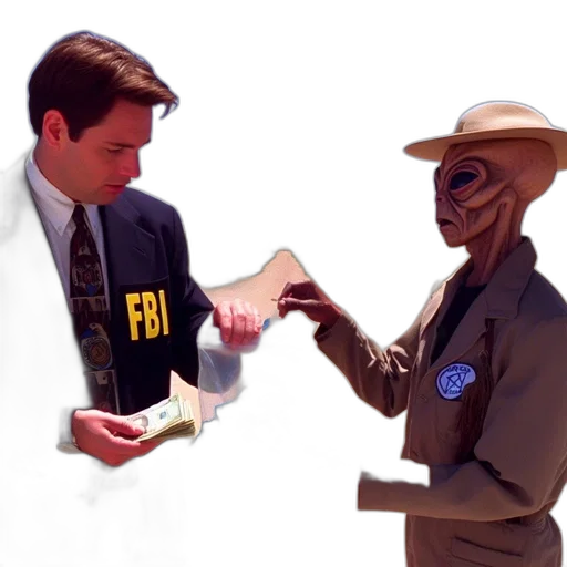 jacket, mask, fbi, agent transparent PNG cut-out