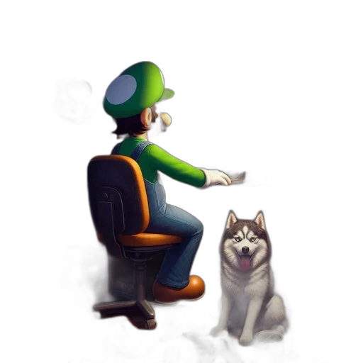 staff, animal, hat, creature transparent PNG cut-out