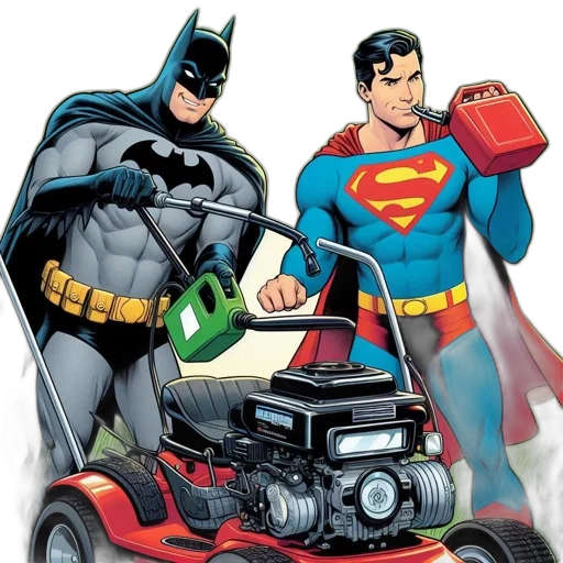 comic book art, concept art, batman, mows transparent PNG cut-out