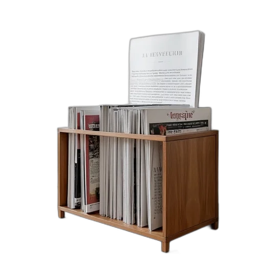 furniture, modern, magazine, rack transparent PNG cut-out