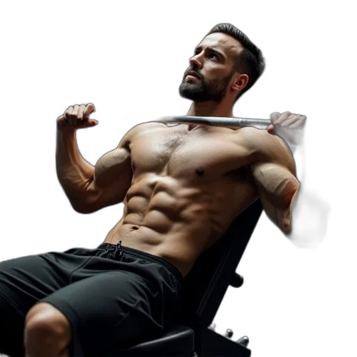 furniture, photorealistic, man, gym transparent PNG cut-out