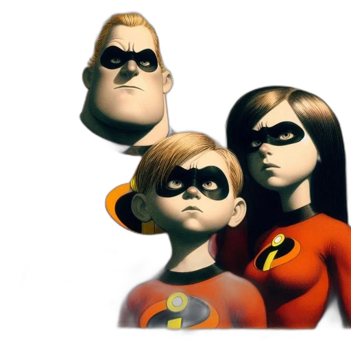 comic book art, 3d render, concept art, cartoon transparent PNG cut-out