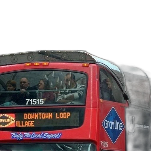 car, red, double, decker transparent PNG cut-out