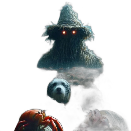creature, mask, robot, hat transparent PNG cut-out